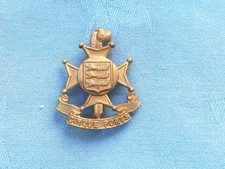 WW1.The 5th Battalion ( Cinque Ports ) Royal Sussex Regiment cap badge.