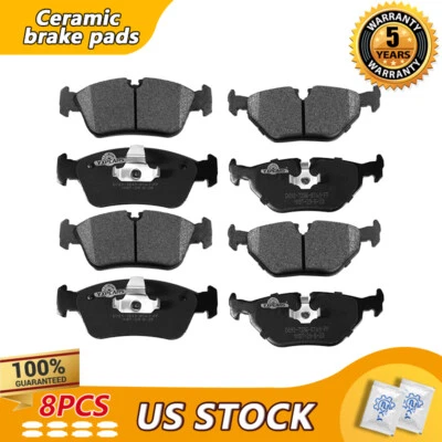 Pastillas de freno delanteras traseras de cerámica aptas para BMW 325i 325ci 2001 2002 2003 2004 2005 Foto 1 de 4