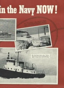 1942 WWII GM Diesel Motor 2 page Ad / Coast Guard Boats/Roosevelt - Picture 1 of 1
