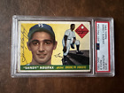 Sandy Koufax Signed 1955 Topps Rookie Card Auto #123 RC PSA/DNA 9