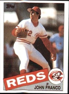 1989 Topps Doubleheaders All-Stars Baseball Card #23 John Franco