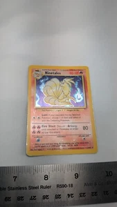 Ninetales 12/102 Holo Base Set Unlimited Holo Rare Pokemon TCG Card - Picture 1 of 4