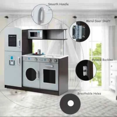 SIMULACIÓN INFANTIL VAJILLA COCINA GRAN TAMAÑO FREGADERO ESTUFA GAS OLLA VARIAS Foto 1 de 4