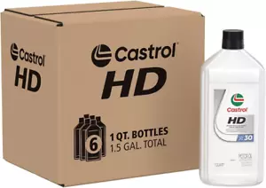 Castrol HD-30 Motoröl, 1 Quart, 6er Pack - Bild 1 von 12