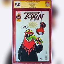 EXTREME CARNAGE: TOXIN #1 YOUNG VARIANT COVER CGC 9.8 SS SIGNED BY SKOTTIE YOUNG