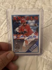 Zach Neto 2023 Topps Update On Card Auto 35th 1988 Anniversary LA Angels