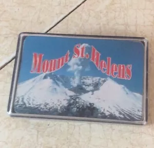 Carte da gioco vintage Mt St Helen's Vulcano in custodia...mazzo completo - Foto 1 di 5