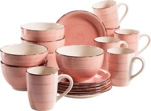 HOME affaire Kaffee Geschirr Set 18-tlg. Tafel Service BEL TEMPO koralle - Bild 1 von 4