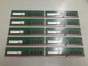 80GB (10x8GB) Micron MTA8ATF1G64AZ-2G3H1 1RX8 PC4-2400T DDR4 Memory 1743 - Picture 1 of 3