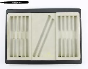 Used Diplomat Pen Tray / Display for 12 Pens Black-Grey - Picture 1 of 1