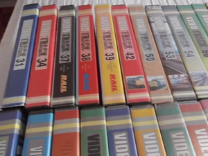 Video Track VHS 34 Video Tapes Job Lot (VHS) Issues 31 to 107 ~ Railway Videos - Imagen 1 de 6