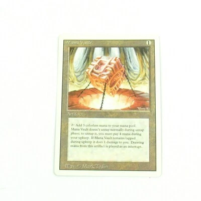 MTG Mana Vault, Revised Edition, LP 1994 - Image 1 of 3