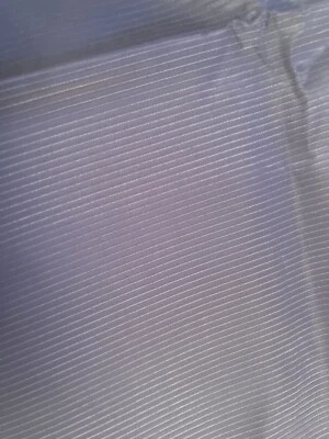 Beautiful Navy Blue Satin Stripe Tone On Tone  Fabric  5 + Yards - Image 1 of 3