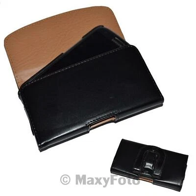 MAXY CUSTODIA VIVA-03 CINTURA VIP CLIP CASE PASSANTE PELLE ORIZZONTALE 78AED9A - Immagine 1 di 4