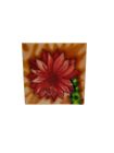 Southwest Red Flowering Cactus Tile Hang Or Free Standing 4