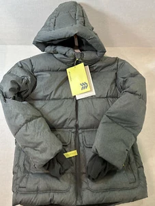 ⚡️All in Motion Boy's Snow Short Puffer Jacket Gray (Small 6/7) - Picture 1 of 3