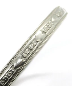 Vintage Danecraft Felch Co 925 Sterling Silver Heart Pattern Bangle Bracelet - Picture 1 of 6