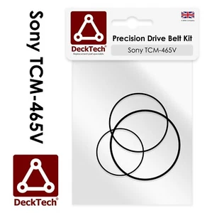 DeckTech™ Replacement Belts for Sony Cassette-Corder TCM-465V TCM465V Belt Kit - Picture 1 of 3