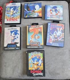 Sonic Mega Drive Game Bundle sega cd dreamcast master system not for resale rare