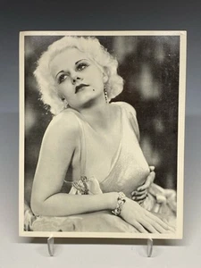 Vintage Jean Harlow Glamour Photo – Real Photo Print – 1940s Fan Club Era - Picture 1 of 3