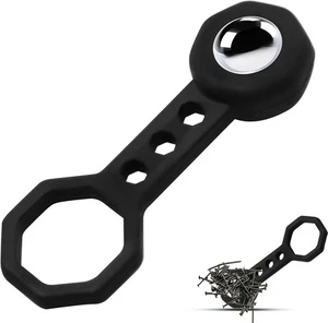 Stud Finder Wall Scanner, Magnetic With 27 Pounds of Pull Black  - Picture 1 of 13