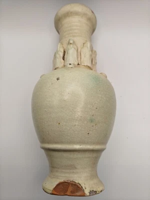 Antique Chinese Porcelain Southern Song Dynasty Yingqing Glaze Hunping Vase - Image 1 of 4