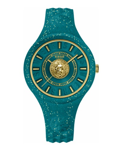 Orologio moda Versus Versace donna Fire Island verde cinturino 39 mm