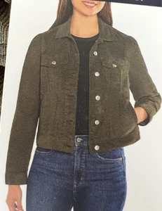 GAP Damen Puffärmel Cord Jacke Gr. XL Grape Leaf - Grün - Bild 1 von 5