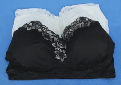 Rhonda Shear 无线内衬全覆盖 T 恤文胸 批量 尺寸 1X #H7680 — 第 1/4 张图片