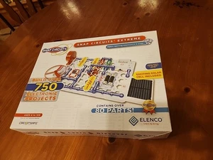 Elenco Electronics Snap Circuits Extreme 750 Experiments Kit (SC750) Sigillato - Foto 1 di 10