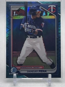Bowman Chrome 2024 - Dameury Peña - Escala Dragón Azul / 150 Gemelos - Imagen 1 de 2