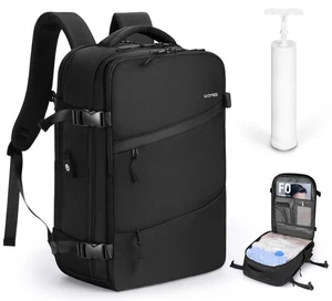 Travel Backpack with Vacuum Compression Space Saving Storage Bags and Hand Pu... - Bild 1 von 8