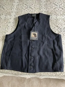 NWT Filson Mackinaw Wool Vest Size L Standard - Picture 1 of 3