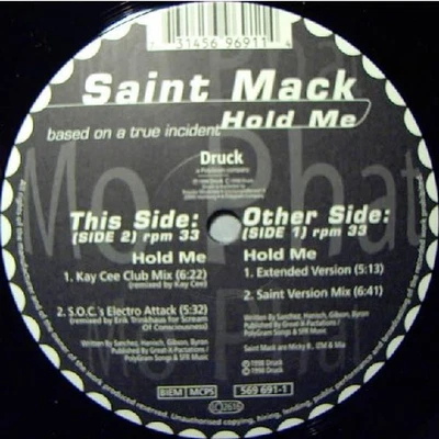 Saint Mack - Hold Me (Vinyl 12" - 1998 - DE - Original) - Bild 1 von 2