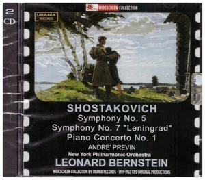 Shostakovich - Sinfonie N. 5 & 7 · Piano Concerto No. 1 / Leonard Bernstein CD - Picture 1 of 2