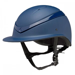 Sombrero de montar Charles Owen Luna - negro/azul marino - diadema lavable - Imagen 1 de 4