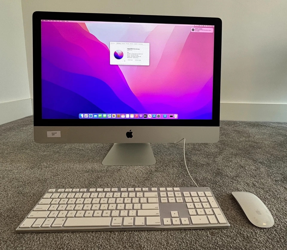 iMac 27-inch Retina (Late 2014) - 8GB with Keyboard and Apple Magic Mouse - Image 1 of 3