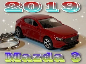 MAZDA 3 RED CUSTOM KEY CHAIN LTD EDITION GREAT GIFT - Picture 1 of 4