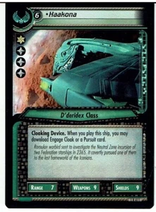 STAR TREK CCG 2E PREMIERE RARE KARTE HAAKONA 1R411 ex - Bild 1 von 1