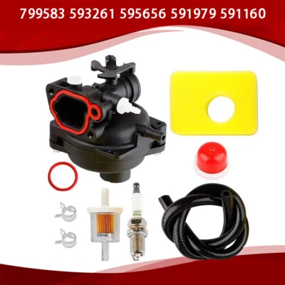AFTERMARKET SPARE PARTS 799583 Carburetor For Briggs Stratton 300e 450e 500e 550e 600e Engine 591160 +