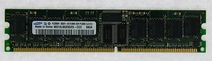 SAMSUNG 512MB DDR PC3200 184PIN 9 CHIP ECC REGISTERED M312L6523DZ3-CCC - Picture 1 of 1