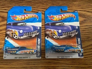 Hot Wheels 2011 Drag Racers '49 DRAG MERC Blue 2/10 x 2 - Picture 1 of 6