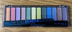 RIMMEL - MAGNIF’EYES RAINBOW EDITION CONTOURING EYESHADOW PALLETTE *12 FARBEN* - Bild 1 von 2