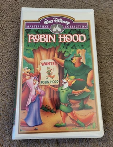 Walt Disney Masterpiece Robin Hood VHS Clamshell 1999 - Imagen 1 de 3