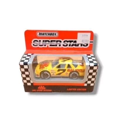 1992 MATCHBOX Super Stars-1/64 Yellow Diecast-MAC Tools Car #10 Ernie Irvin - Image 1 of 3