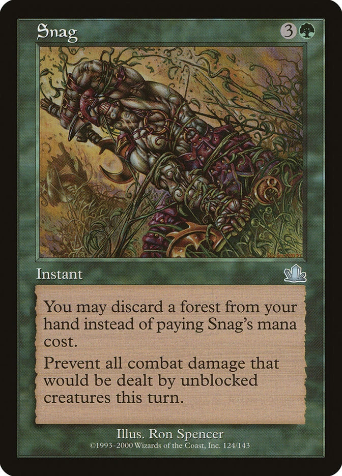 4x Snag - LP - Prophecy - SPARROW MAGIC - mtg - - Image 1 of 1
