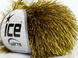 8-Skein Lot Eyelash Yarn bulky 8x50g Yellow black - Picture 1 of 4