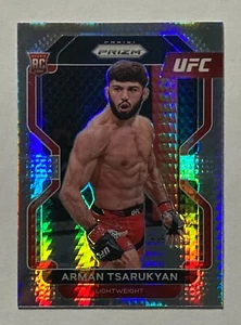 Tarjeta de novato Panini Prizm UFC Arman Tsarukyan Hyper Prizm 2022 radiocontrol - Imagen 1 de 2