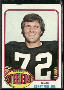 Tarjeta de fútbol americano Gerry Mullins 1976 Topps #159 Pittsburgh Steelers - Imagen 1 de 2