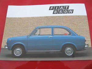 Fiat 850 N 1964-74 Originalprospekt / druckfrisch aus Lagerfund